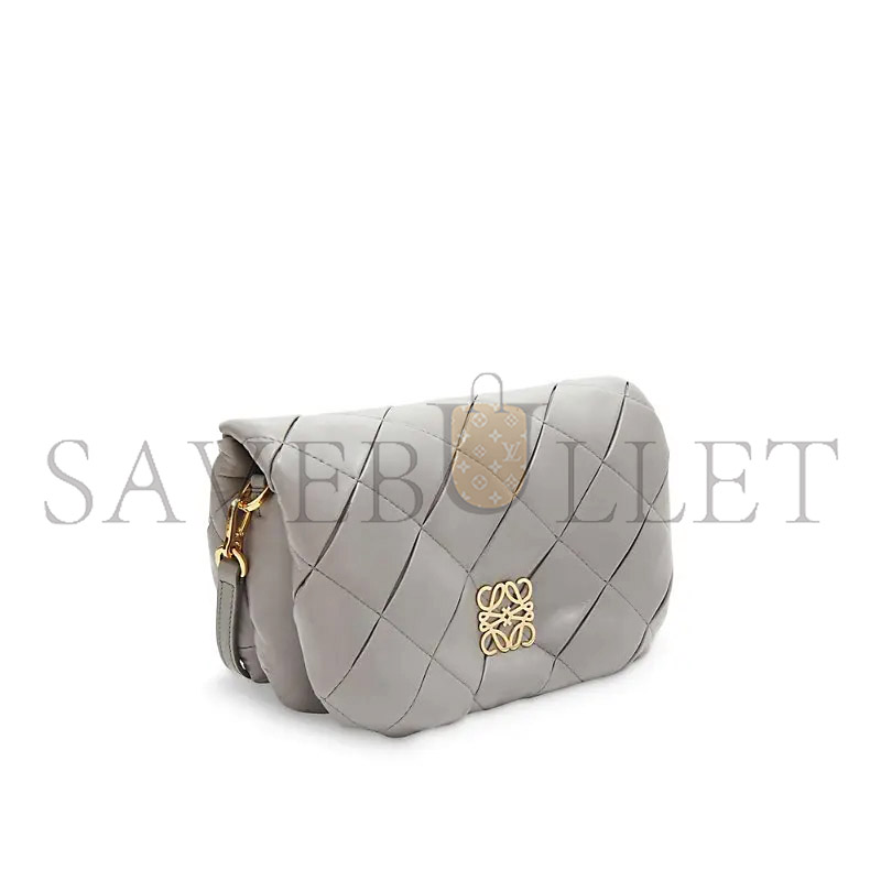 L0ew* goya mini pleated leather shoulder bag a896w56x05 (20*13*6cm)